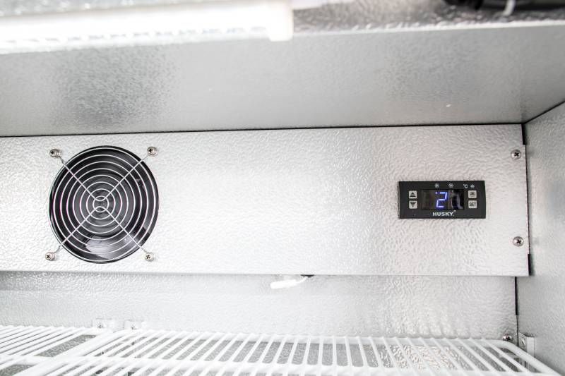 Flessenkoeler/ glazen of volle deur HUSKY C3-865-BK-NL/draaideuren detail 5