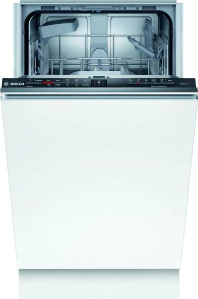 Vaatwasser volledig integreerbaar 45cm Bosch SPV2IKX10E// vooraanzicht