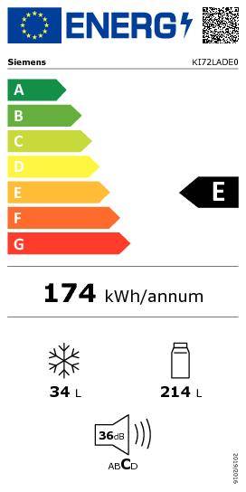 Frigo intégrable hauteur 150-159cm Siemens KI72LADE0 detail 6