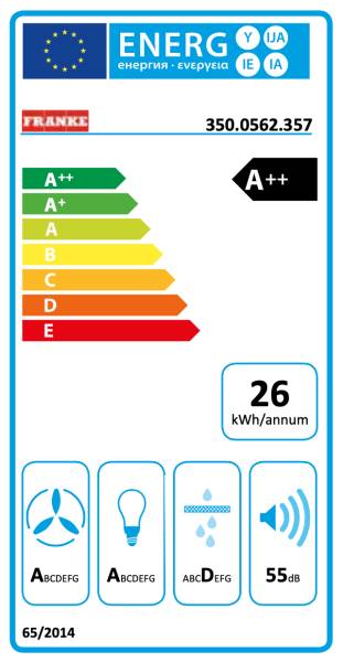 Hotte groupe aspirant Franke FDR900WH/ACTIE detail 3