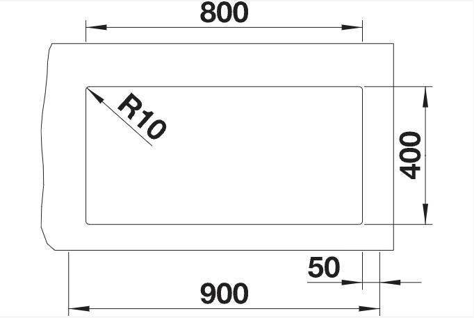Evier 1 bassin Blanco 526005/** detail 1
