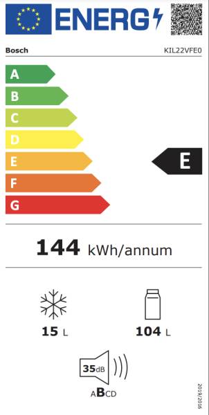 Frigo intégrable hauteur 88cm Bosch KIL22VFE0 detail 6